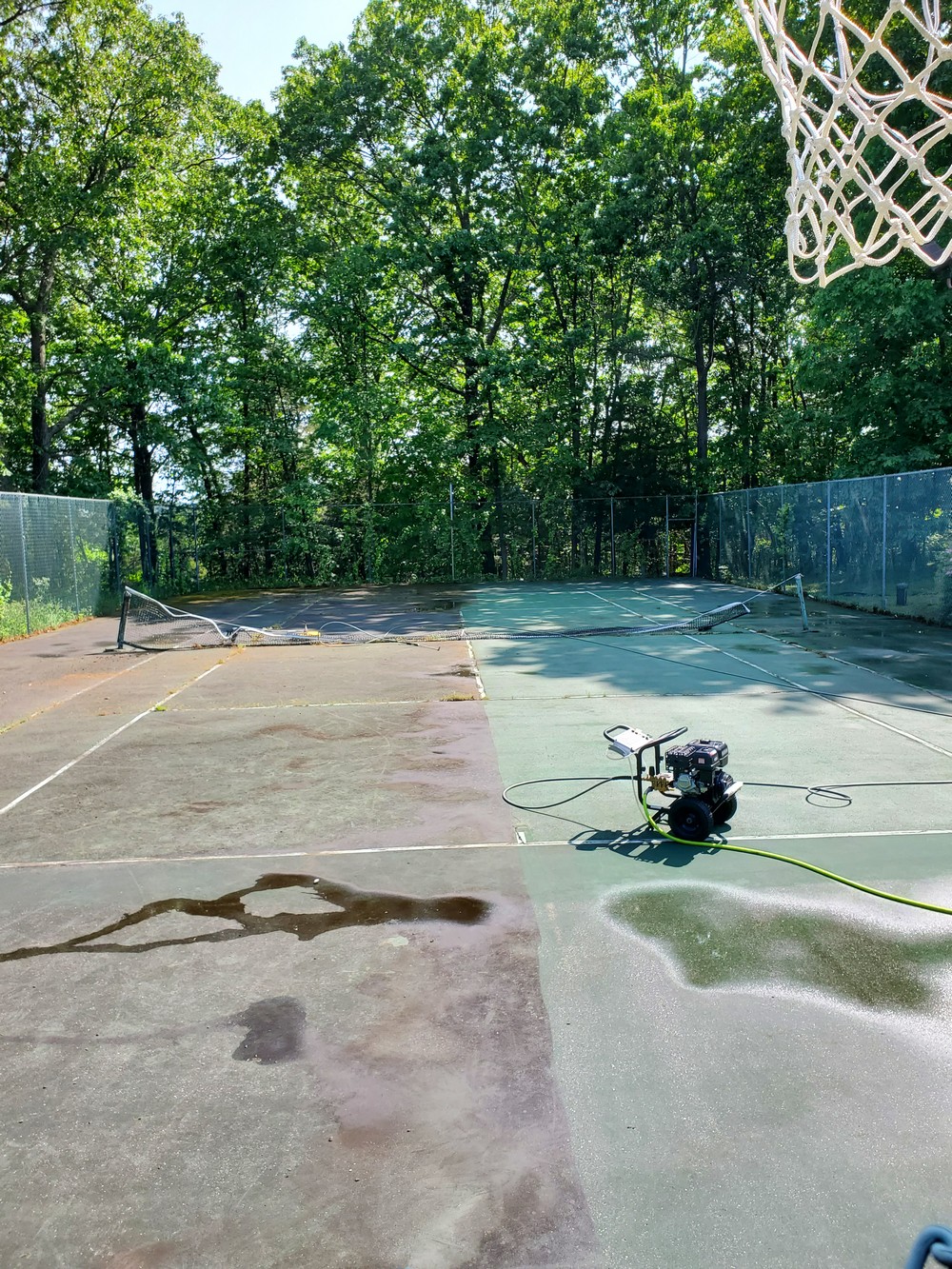 Experienced, Revitalizing Tennis Court Pressure Washing and Restoration in Sparta, NJ