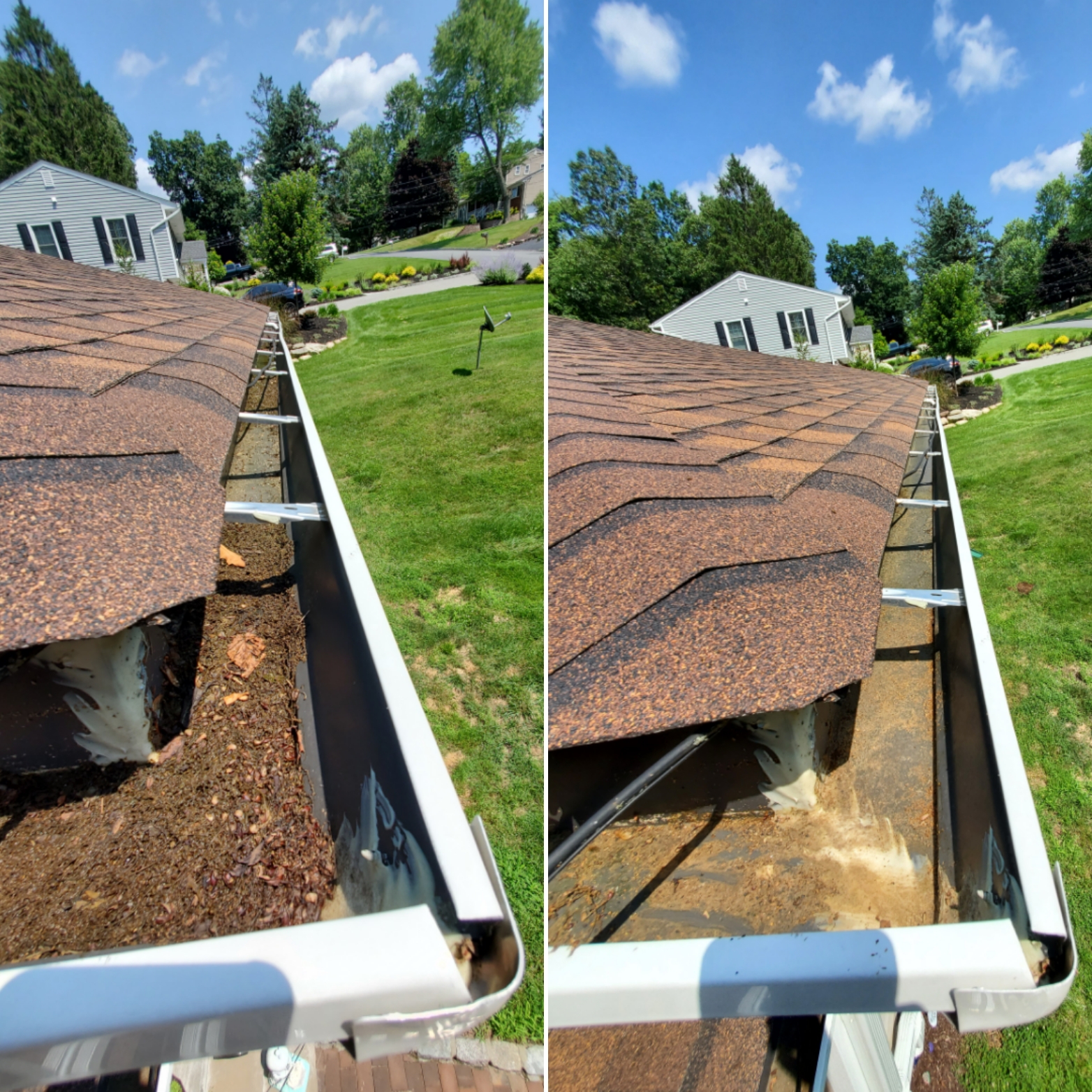 Gutter Cleaning and Brightening in Sparta, NJ