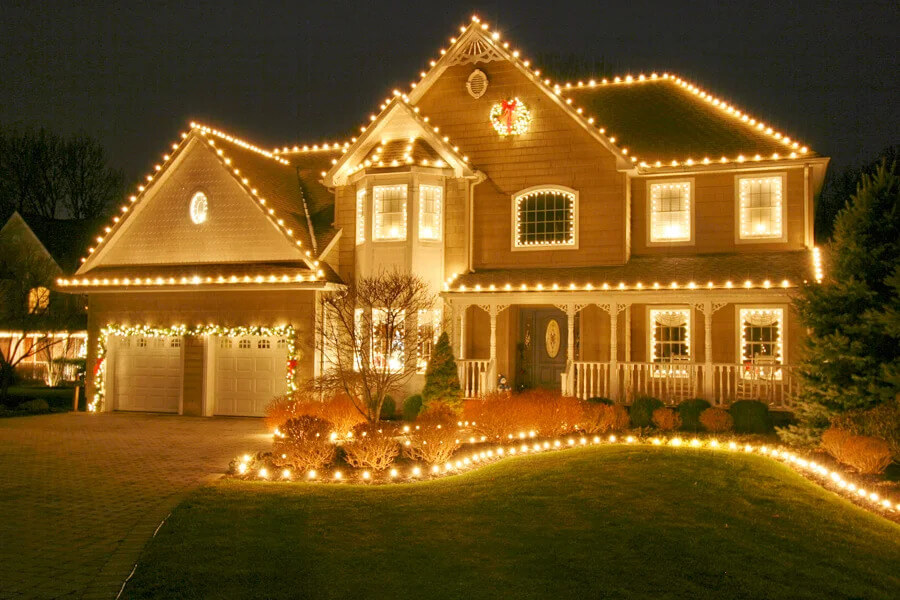 Holiday lighting installation mountain lakes nj