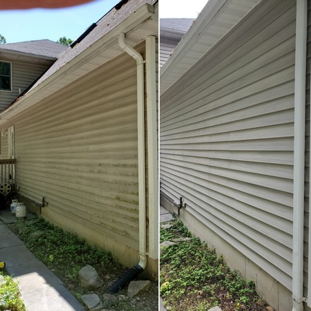 House washing vinyl siding
